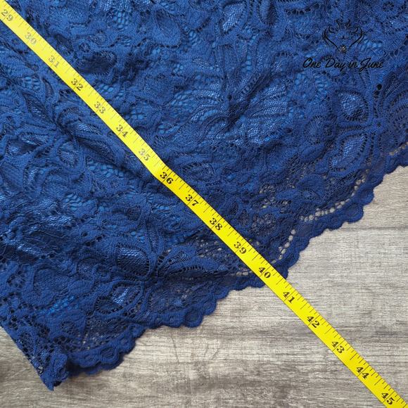 Pink Blush Long Sleeve Lace Mini Dress Size XL - Picture 5 of 6